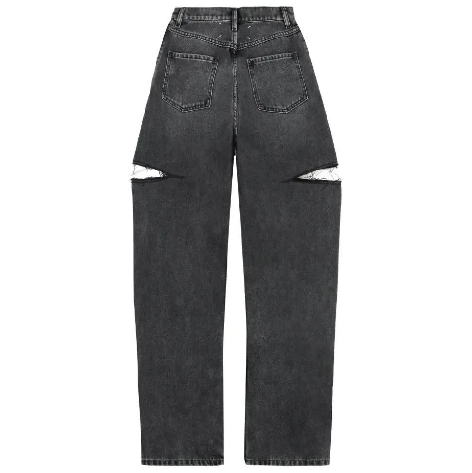 Cut-out Jeans