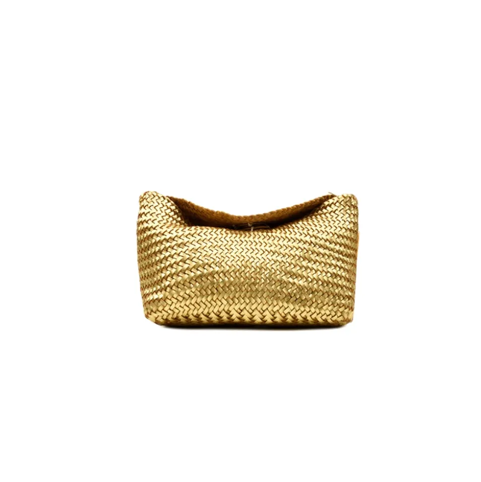 Diagonal Weave Flap Corsina Bag