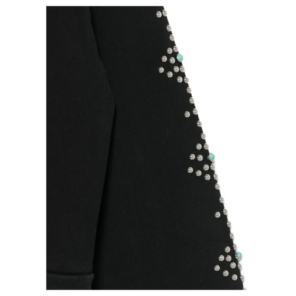 Dove & Eye Studded Hoodie