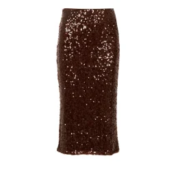 Embellished Midi Pencil Skirt