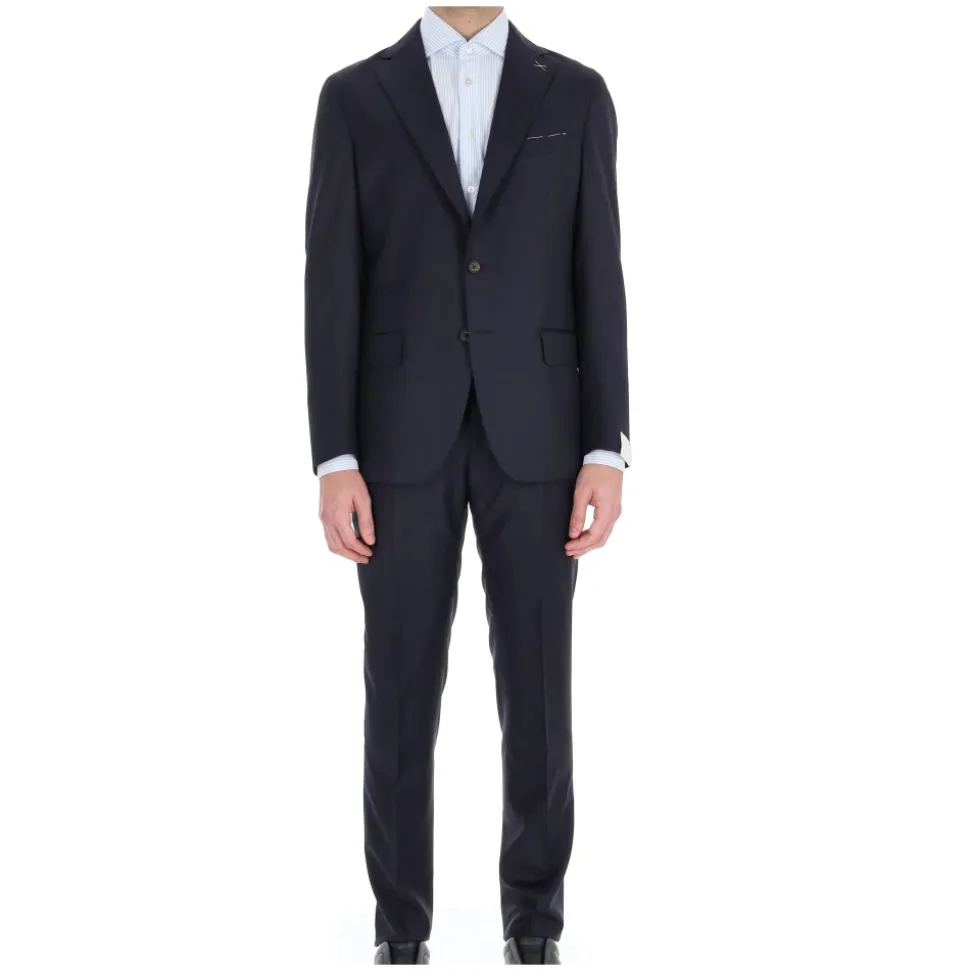 Ensemble de costume en laine à simple boutonnage