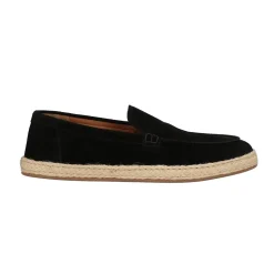 Espadrilles en daim à semelle tressée