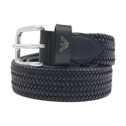 Fine Woven Bull Leather Belt