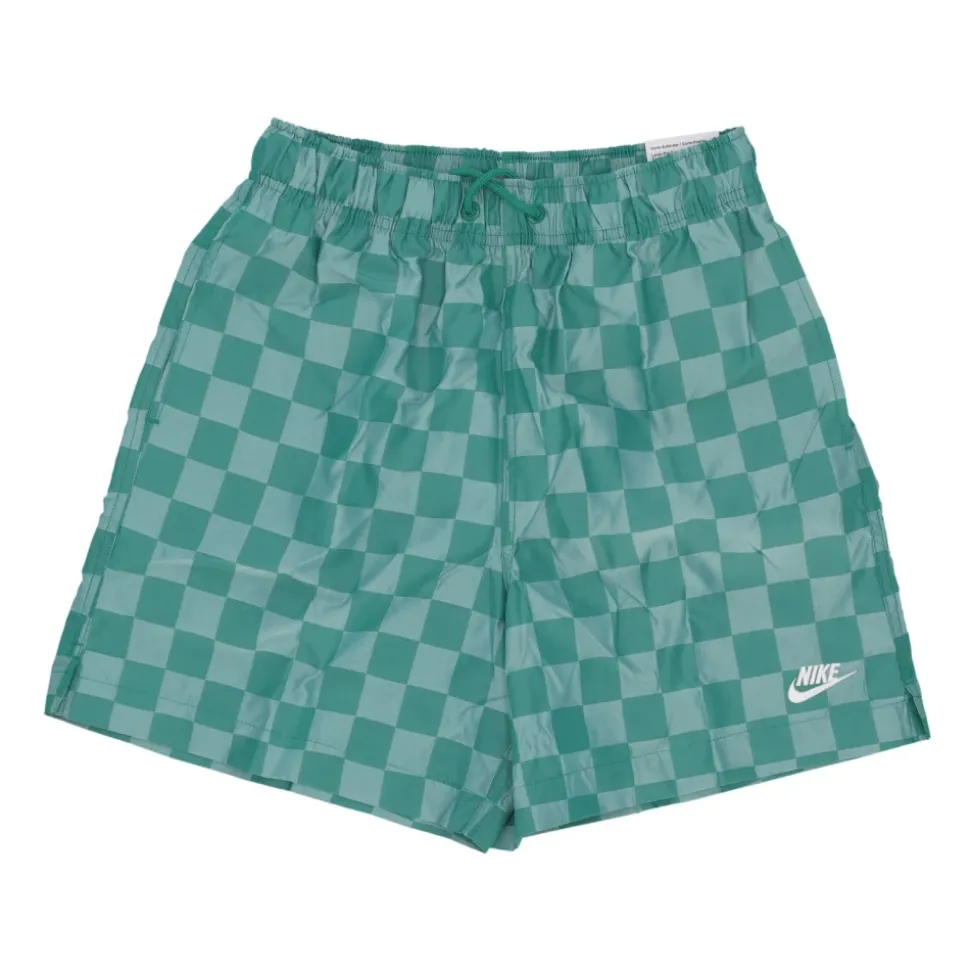 Flow Checkers Shorts Malachite/Blanc