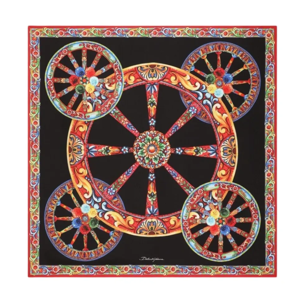 Foulard en Soie Imprimé