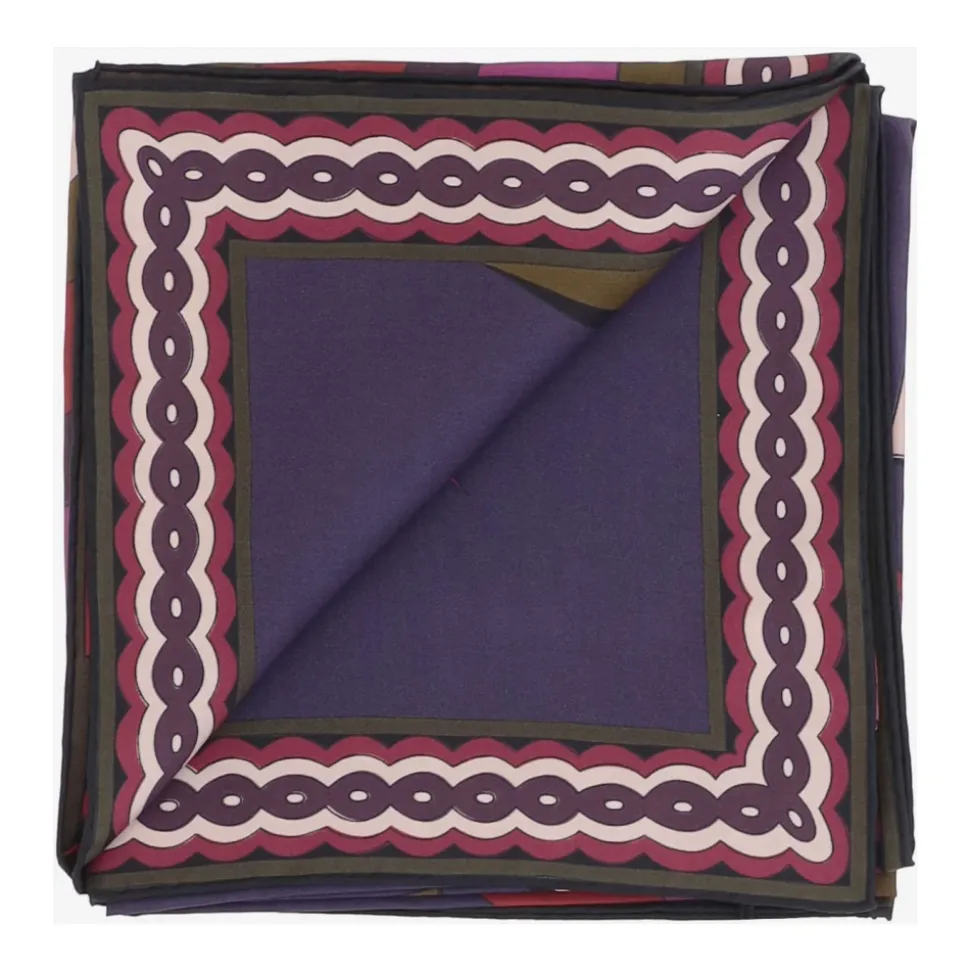 Foulard en soie imprimée
