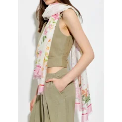 Foulard à motif floral