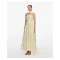 Georgette Scarf Midi Dress