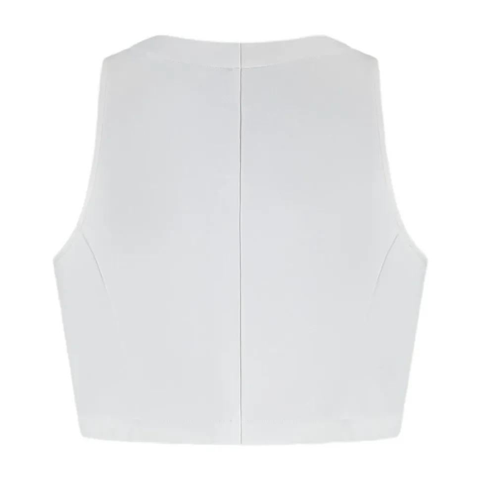 Gilet à boutons dorés
