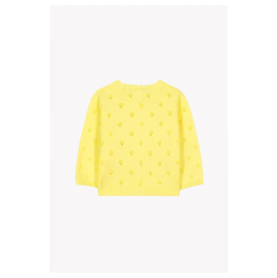 Gilet en coton ajouré
