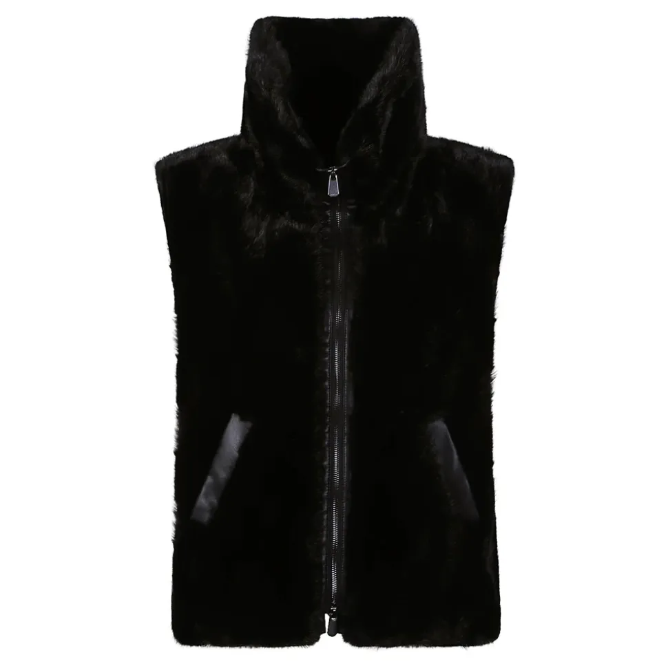 Gilet en fausse fourrure Glossinia