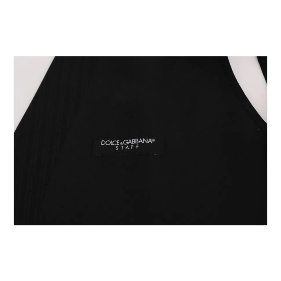 Gilet en laine rayé avec fermeture boutonnée