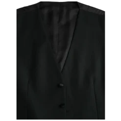 Gilet Formel en Laine Noire