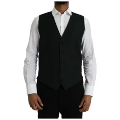 Gilet Formel en Laine Noire
