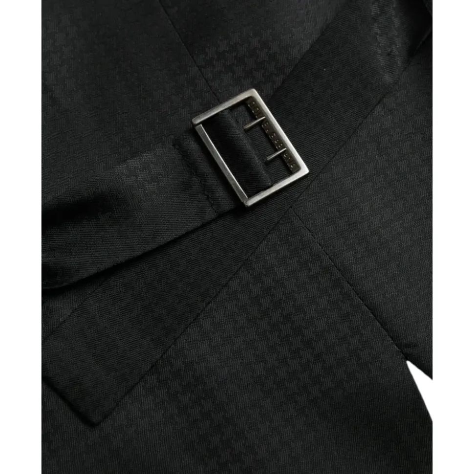 Gilet Formel en Laine Noire