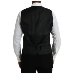 Gilet Formel en Laine Noire