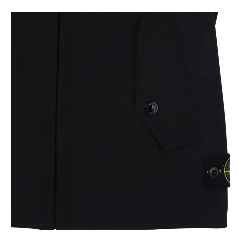 Gilet noir pour enfants avec patch logo