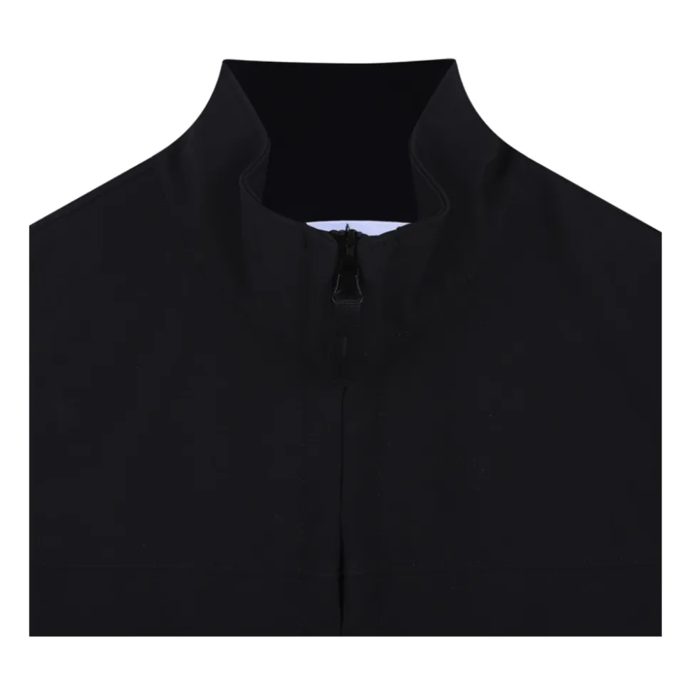 Gilet noir pour enfants avec patch logo