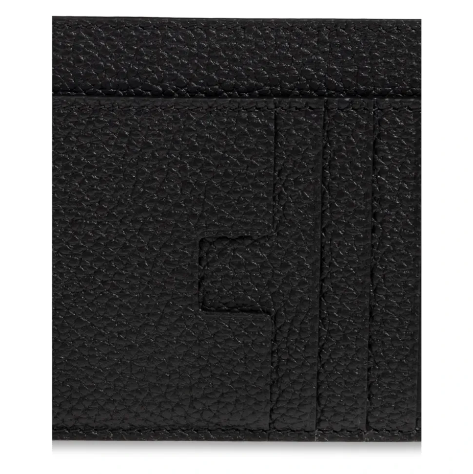 Grand Porte-cartes en cuir grainé