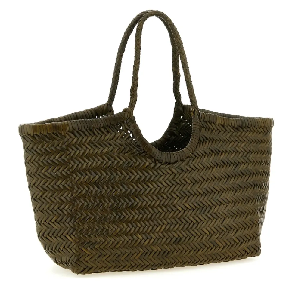 Grand sac porté épaule tissé à la main Nantucket