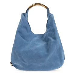 Handle Me Suede Bag