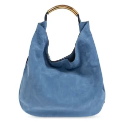 Handle Me Suede Bag