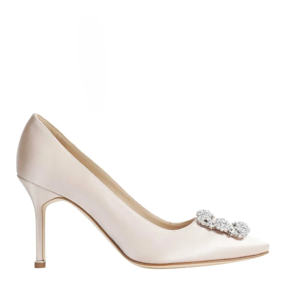 Hangisi 90 Escarpin en Satin Boucle Bijou