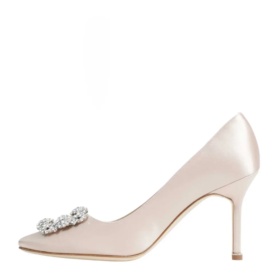 Hangisi 90 Escarpin en Satin Boucle Bijou