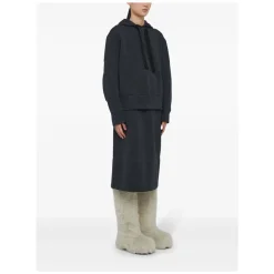 Hoodie en laine avec cordon de serrage