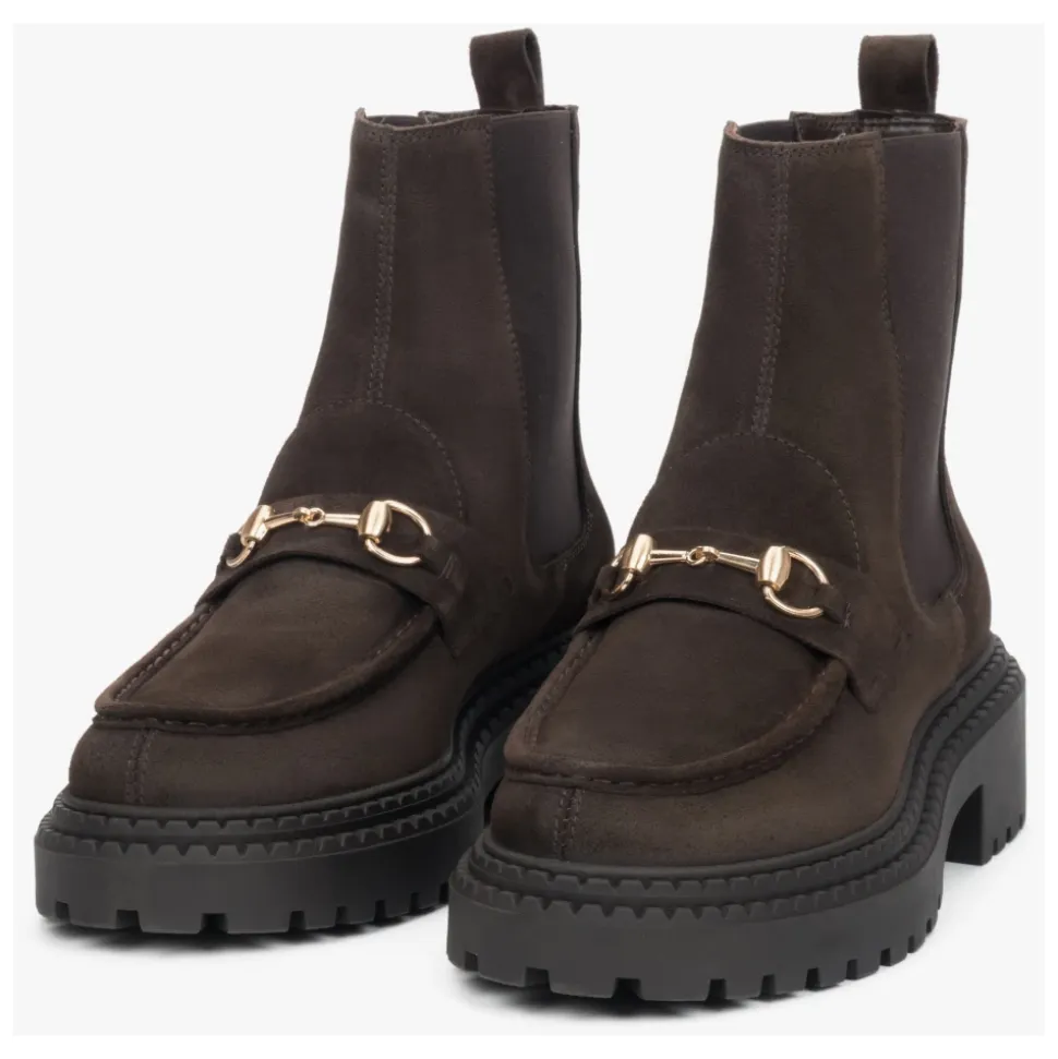Italian Velour Chelsea Boots