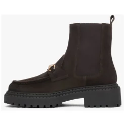 Italian Velour Chelsea Boots