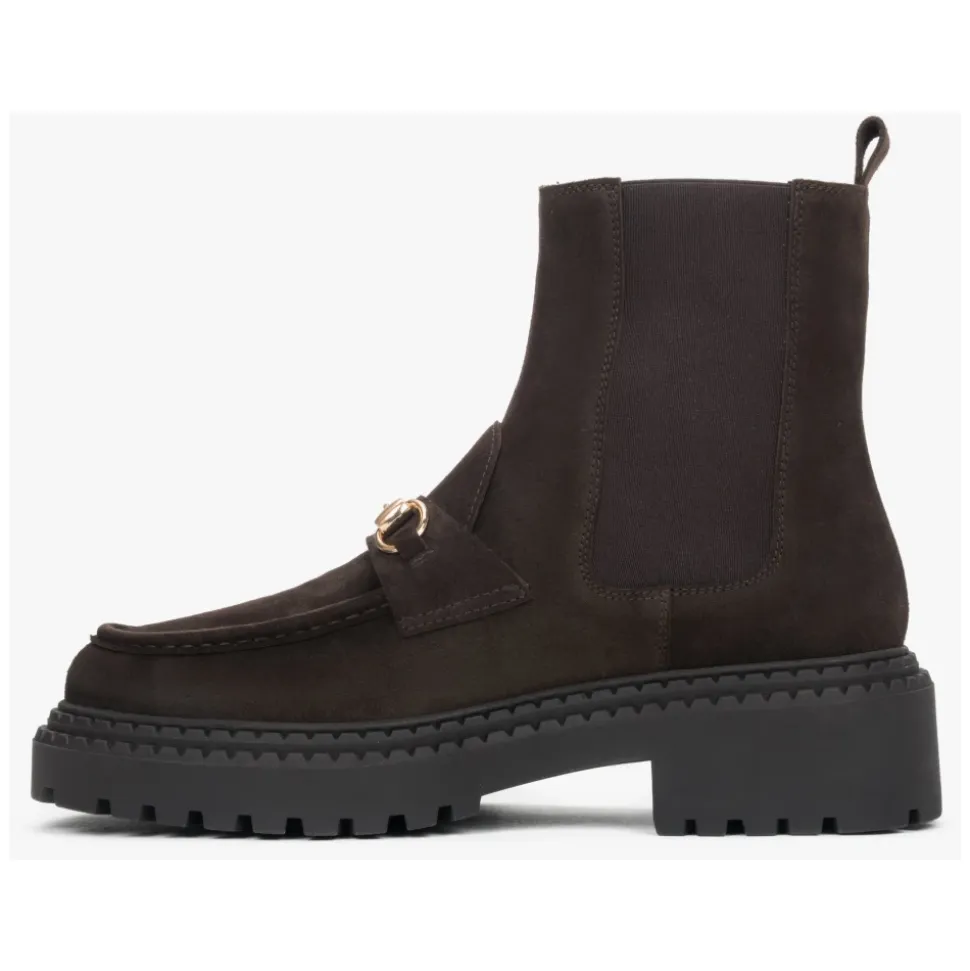 Italian Velour Chelsea Boots