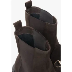 Italian Velour Chelsea Boots