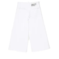 Jean Blanc en Coton Stretch