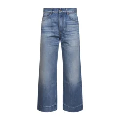Jean court taille haute