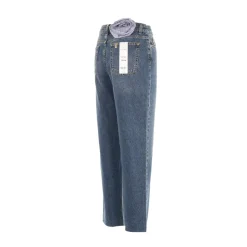 Jean droit avec ceinture