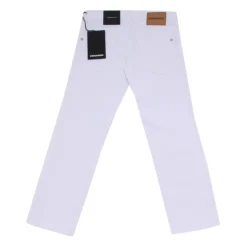 Jean en coton blanc 'CLEMENT' avec coupe slim