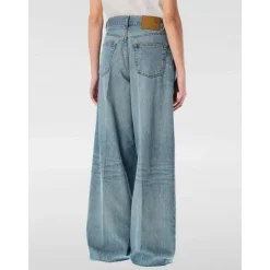 Jean Large Bleu Femme