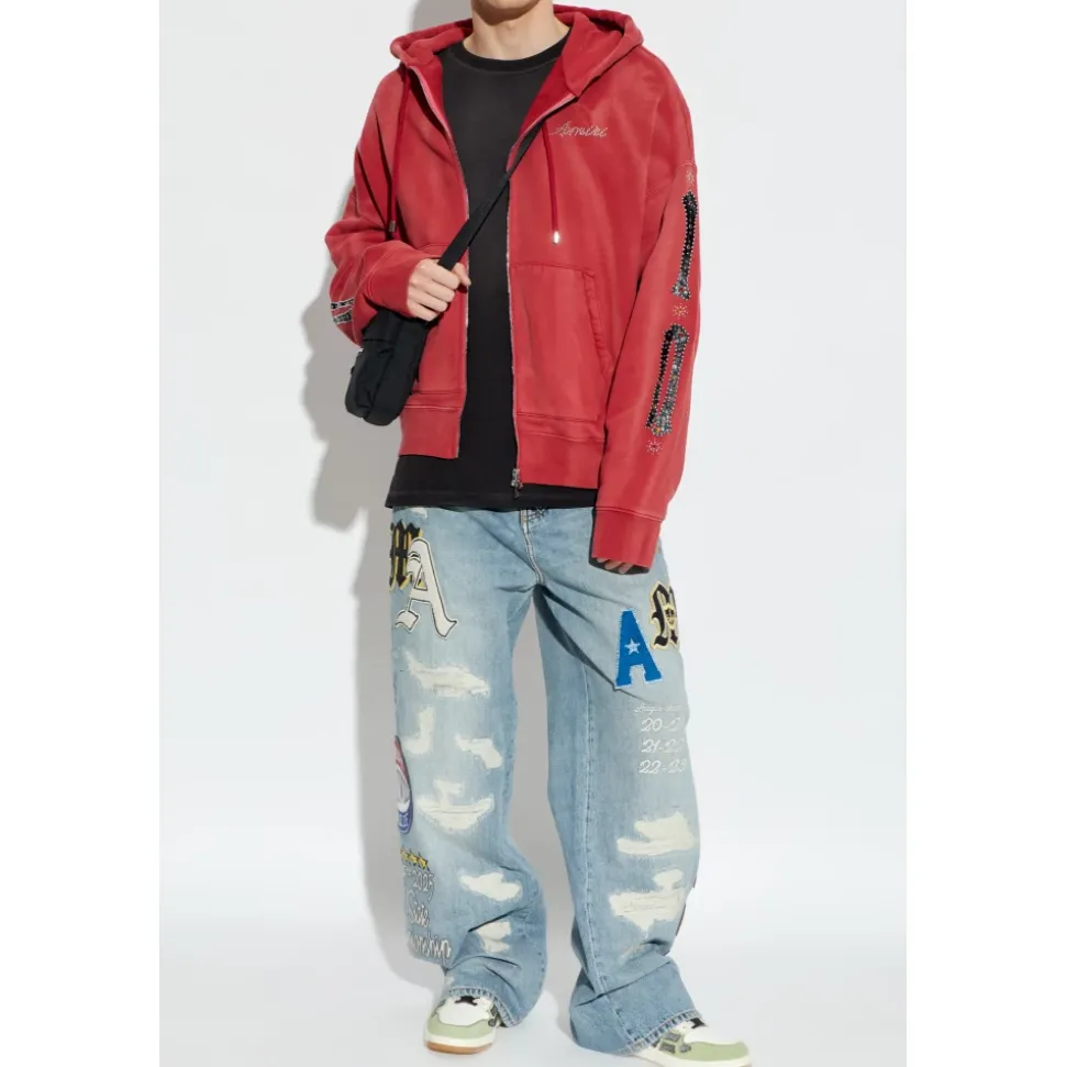 Jeans avec des patchs