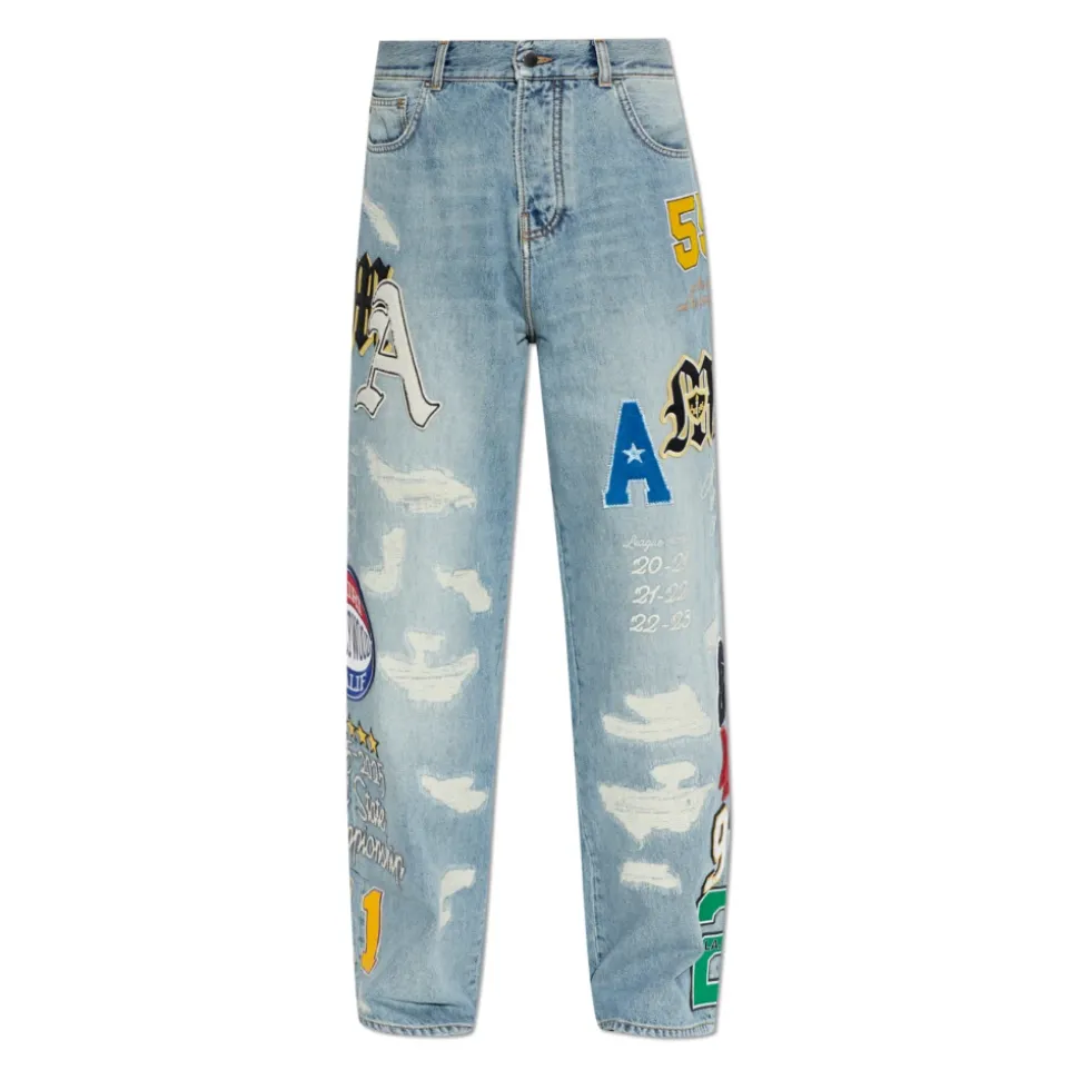 Jeans avec des patchs