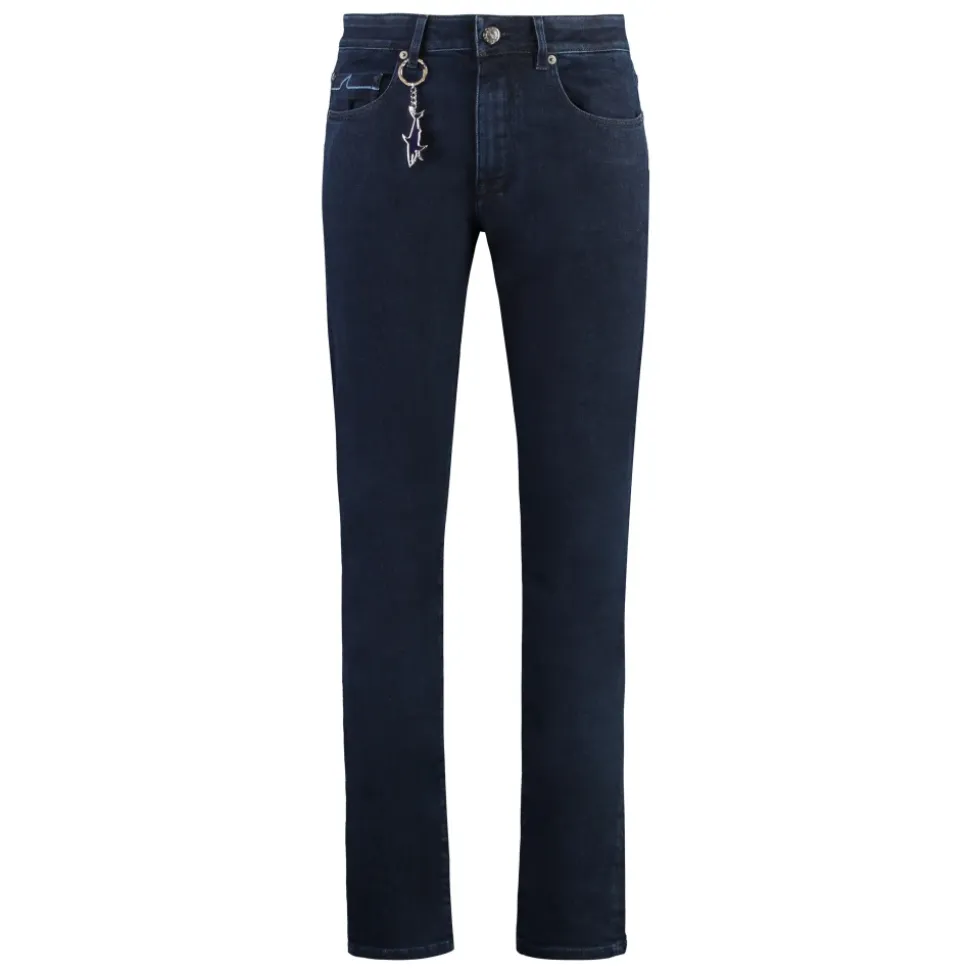 Jean Slim Fit avec Breloque Logo