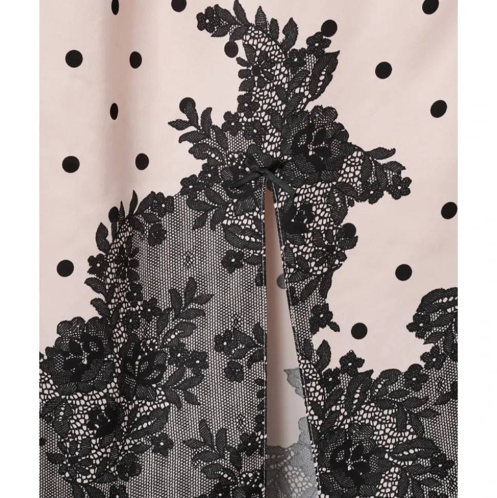 Jupe Trompe L'Oeil à Pois