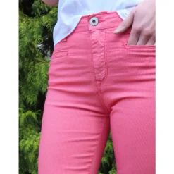 Lenny Pantalon Slim Taille Haute