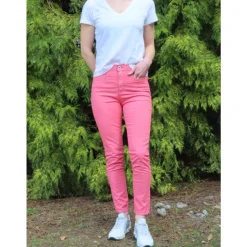 Lenny Pantalon Slim Taille Haute