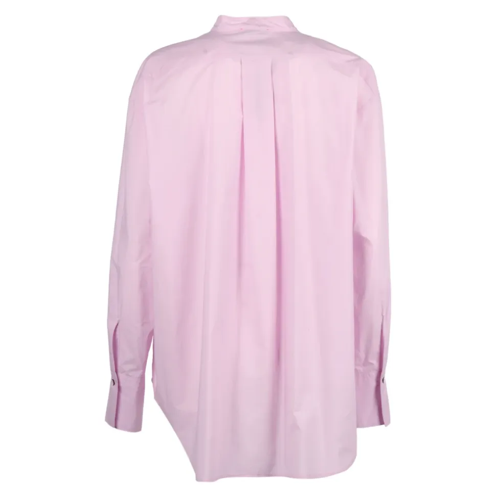 Les Fleurs Chemise en Popeline Brodée