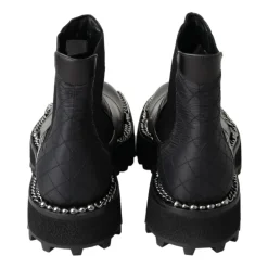 Élégantes Bottines Stretch Cheville Noires