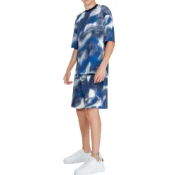 LogoPrint TShirt Shorts Set