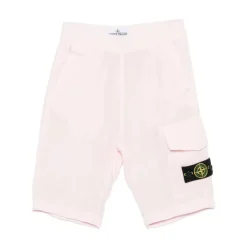 Loose-wide-leg-fit cargo Bermuda shorts