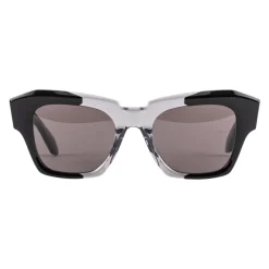 Lunettes de soleil carrées bicolores