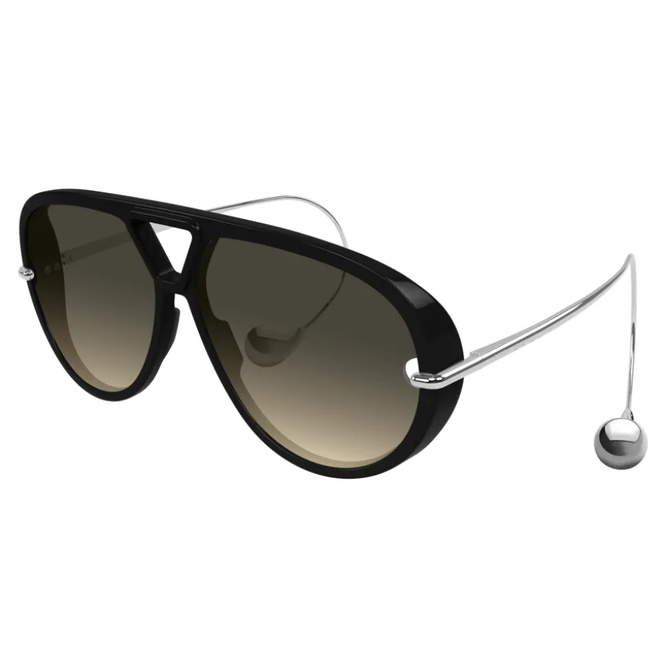 Lunettes de soleil noires/marron ombrées